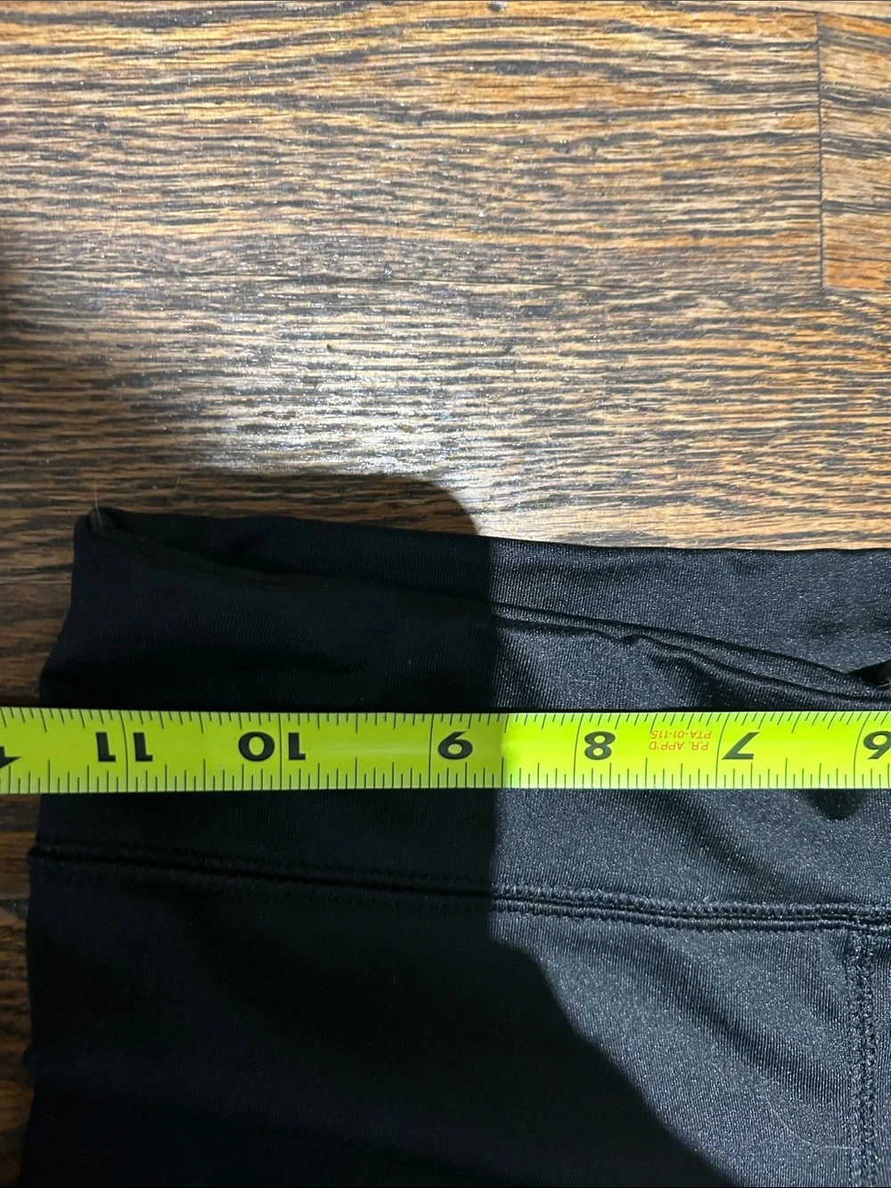 Kids Black Athletic Capri Leggings with Side Lettering